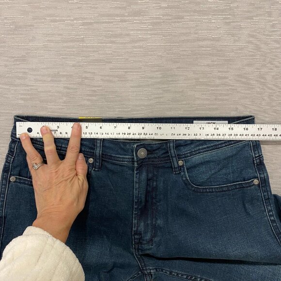 Buffalo David Bitton Jack Jeans Mens 32 x 30 Slim Fit Straight Dark Wash Denim - Picture 7 of 12